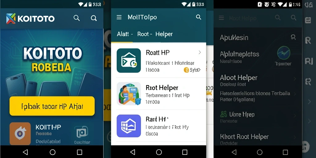 Tampilan antarmuka utama KOITOTO yang user-friendly dan fungsional.
