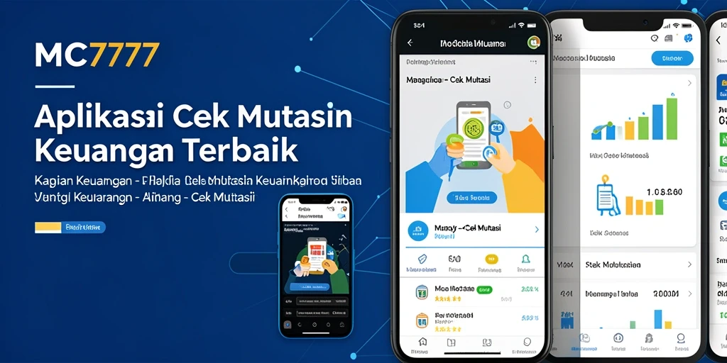 Tampilan utama MC777 menampilkan informasi mutasi keuangan dengan jelas.